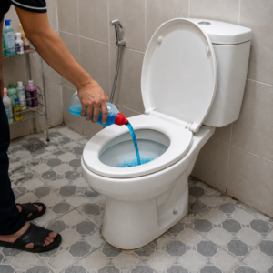 WC mampet pakai cairan apa