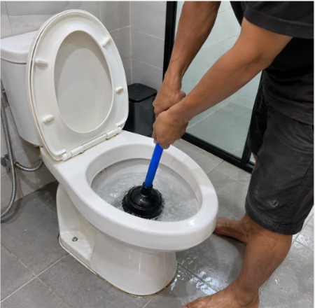 WC mampet padahal septic tank belum penuh