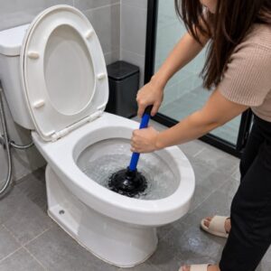 cara menguras WC penuh tanpa sedot
